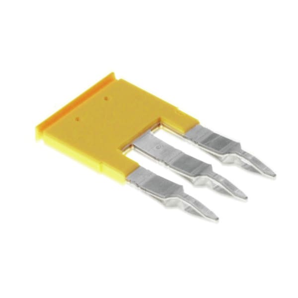 WEIDMÜLLER - Querverbinder, gesteckt, Pole:3, Raster 6.1mm, Isoliert, 32A, gelb