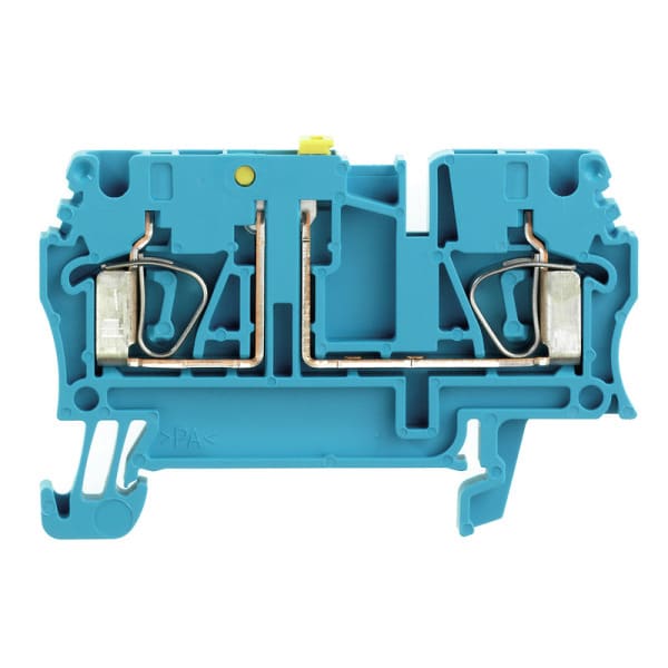 WEIDMÜLLER - Prüftrenn-Reihenklemme ZTR, Zugfeder, 2.5mm², 500V, 20A, blau
