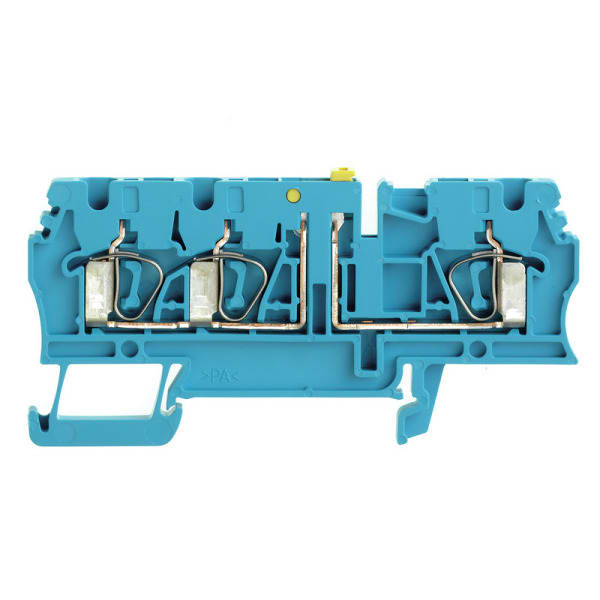WEIDMÜLLER - Prüftrenn-Reihenklemme ZTR, Zugfeder, 2.5mm², 500V, 20A, blau
