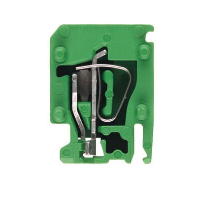 WEIDMÜLLER - Stecker (Klemmen), Zugfederanschluss, 1.5mm², 250V, 17.5 A, Polzahl: 1, grün