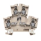 WEIDMÜLLER - Bauelement-Reihenklemme, Schraubanschl, 2.5mm², 400V, 1A, dunkelbeige