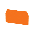 WEIDMÜLLER - Trennwand (Klemmen), Abschluss- und Zwischenplatte, 65x36.5mm, orange