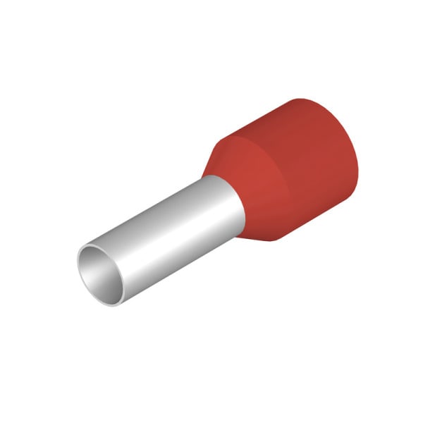 WEIDMÜLLER - Aderendhülse, isoliert, 10mm², Abisolierlänge: 15mm, rot
