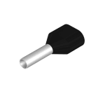 WEIDMÜLLER - Aderendhülse, Zwillings-Aderendhülse, 1.5mm², Abisolierlänge: 11mm, schwarz