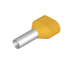 WEIDMÜLLER - Aderendhülse, Zwillings-Aderendhülse, 6mm², Abisolierlänge: 20mm, gelb