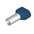 WEIDMÜLLER - Aderendhülse, Zwillings-Aderendhülse, 16mm², Abisolierlänge: 20mm, blau