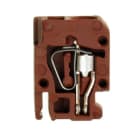 WEIDMÜLLER - Stecker (Klemmen), Zugfederanschluss, 1.5mm², 250V, 17.5 A, Polzahl: 1, braun