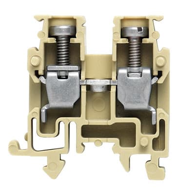 WEIDMÜLLER - Durchgangs-Reihenklemme, Schraubanschl, 2.5mm², 250V, 24A