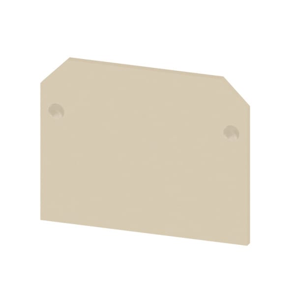 WEIDMÜLLER - Abschlussplatte (Klemmen), 39x1.5mm, beige
