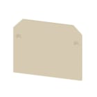 WEIDMÜLLER - Abschlussplatte (Klemmen), 39x1.5mm, beige