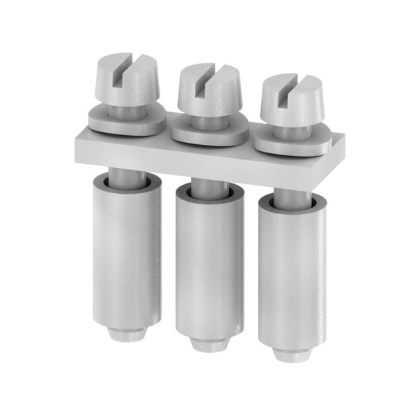 WEIDMÜLLER - Querverbinder, geschraubt, Pole:3, Raster 5mm, 24A, grau