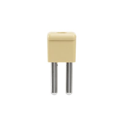 WEIDMÜLLER - Querverbinder, gesteckt, Pole:2, Raster 6.5mm, Isoliert, 44 A, beige