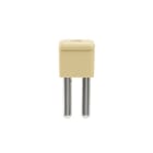 WEIDMÜLLER - Querverbinder, gesteckt, Pole:2, Raster 6.5mm, Isoliert, 44 A, beige