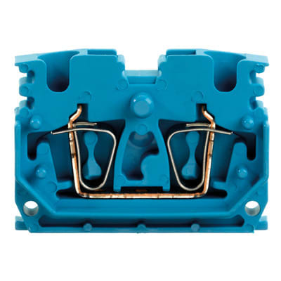 WEIDMÜLLER - Durchgangs-Reihenklemme, Zugfederanschluss, 2.5mm², 800V, 24A, blau