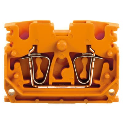 WEIDMÜLLER - Durchgangs-Reihenklemme, Zugfederanschluss, 2.5mm², 800V, 24A, orange