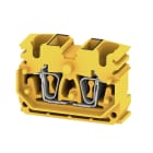 WEIDMÜLLER - Durchgangs-Reihenklemme, Zugfederanschluss, 2.5mm², 800V, 24A, gelb