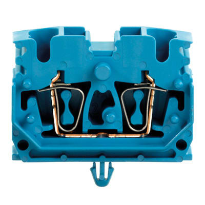 WEIDMÜLLER - Durchgangs-Reihenklemme, Zugfederanschluss, 2.5mm², 800V, 24A, blau