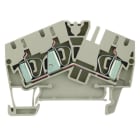 WEIDMÜLLER - Durchgangs-Reihenklemme, Zugfederanschluss, 4mm², 800V, 32A, dunkelbeige