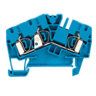 WEIDMÜLLER - Durchgangs-Reihenklemme, Zugfederanschluss, 4mm², 800V, 32A, blau