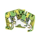 WEIDMÜLLER - Schutzleiter-Reihenklemme, Zugfederanschluss, 4mm², 800V, grün/gelb