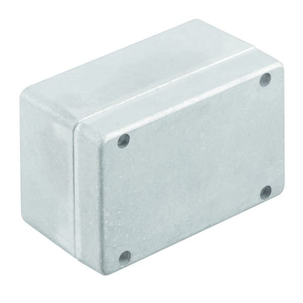 WEIDMÜLLER - Aluminium-Leergehäuse Klippon K, 130x82x72mm, unbehandelt, silber silber