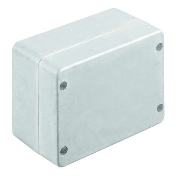 WEIDMÜLLER - Aluminium-Leergehäuse Klippon K, 170x130x90mm, unbehandelt, silber silber