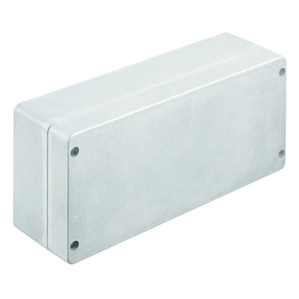 WEIDMÜLLER - Aluminium-Leergehäuse Klippon K, 350x160x100mm, unbehandelt, silber silber