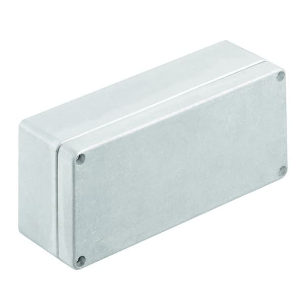 WEIDMÜLLER - Aluminium-Leergehäuse Klippon K, 175x80x57mm, unbehandelt, silber silber