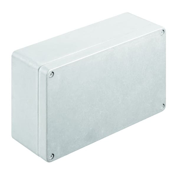 WEIDMÜLLER - Aluminium-Leergehäuse Klippon K, 260x160x91mm, unbehandelt, silber silber