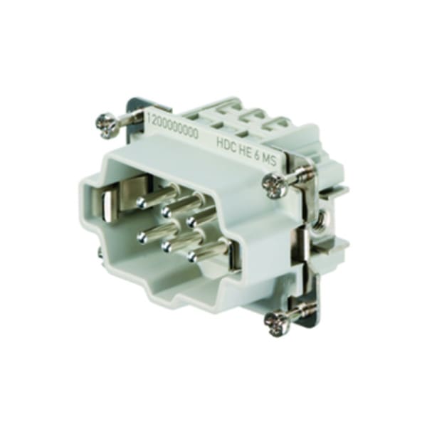 WEIDMÜLLER - HDC-Einsatz Stift, 500V, 24A, Pole:6, Schraubanschl, BG 3