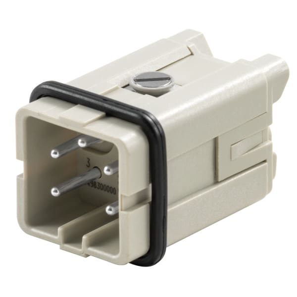 WEIDMÜLLER - HDC-Einsatz Stift, 400V, 16A, Pole:4, Schraubanschl, BG 1