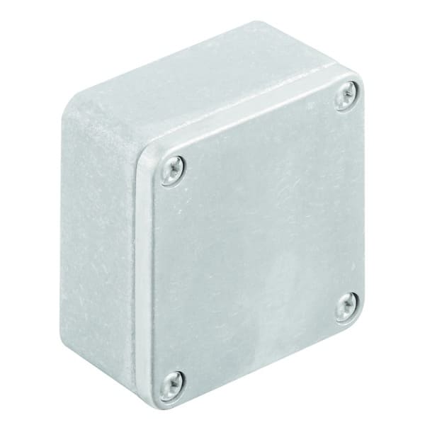 WEIDMÜLLER - Aluminium-Leergehäuse Klippon K, 58x64x34mm, unbehandelt silber
