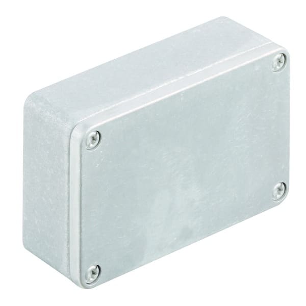 WEIDMÜLLER - Aluminium-Leergehäuse Klippon K, 98x64x34mm, unbehandelt silber