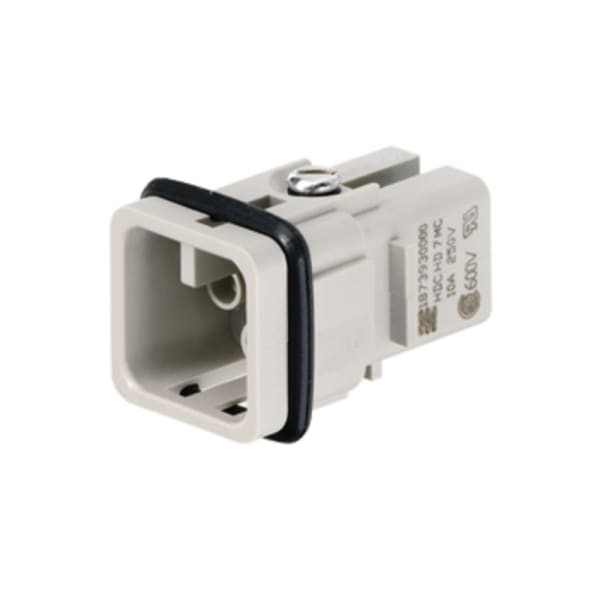 WEIDMÜLLER - HDC-Einsatz Stift, 250V, 10A, Pole:7, Crimpanschl, BG 1