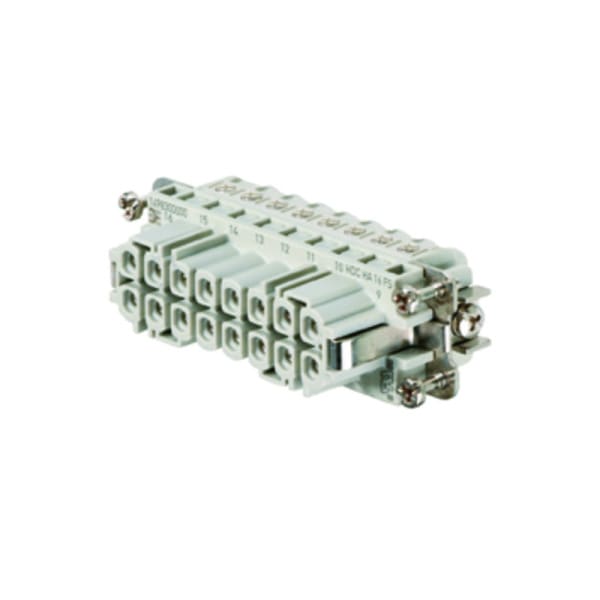 WEIDMÜLLER - HDC-Einsatz Buchse, 250V, 16A, Pole:16, Schraubanschl, BG 5