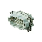 WEIDMÜLLER - HDC-Einsatz Stift, 500V, 16A, Pole:10, Zugfederanschl, BG 4