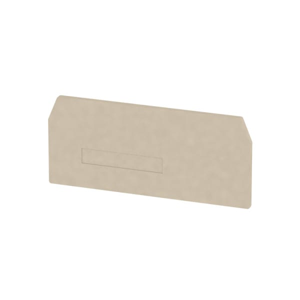 WEIDMÜLLER - Trennwand (Klemmen), Abschluss- und Zwischenplatte, 99x50mm, dunkelbeige