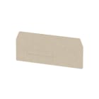 WEIDMÜLLER - Trennwand (Klemmen), Abschluss- und Zwischenplatte, 99x50mm, dunkelbeige