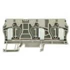 WEIDMÜLLER - Durchgangs-Reihenklemme, Zugfederanschluss, 16mm², 800V, 76A, dunkelbeige