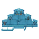 WEIDMÜLLER - Mehrstock-Reihenklemme, Zugfederanschluss, 2.5mm², 500V, 20A, blau