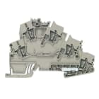 WEIDMÜLLER - Mehrstock-Reihenklemme, Zugfederanschluss, 2.5mm², 800V, 24A, dunkelbeige