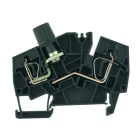 WEIDMÜLLER - Sicherungs-Reihenklemme, Zugfederanschluss, ohne LED, 6mm², schwarz