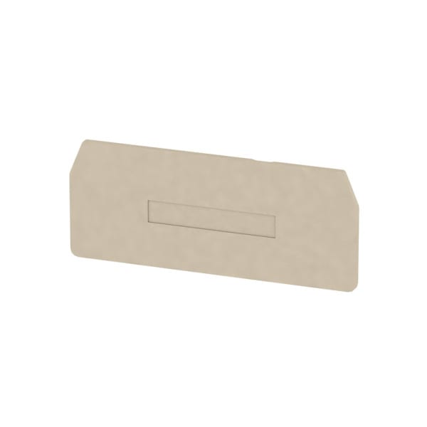 WEIDMÜLLER - Trennwand (Klemmen), Abschluss- und Zwischenplatte, 90x45mm, dunkelbeige