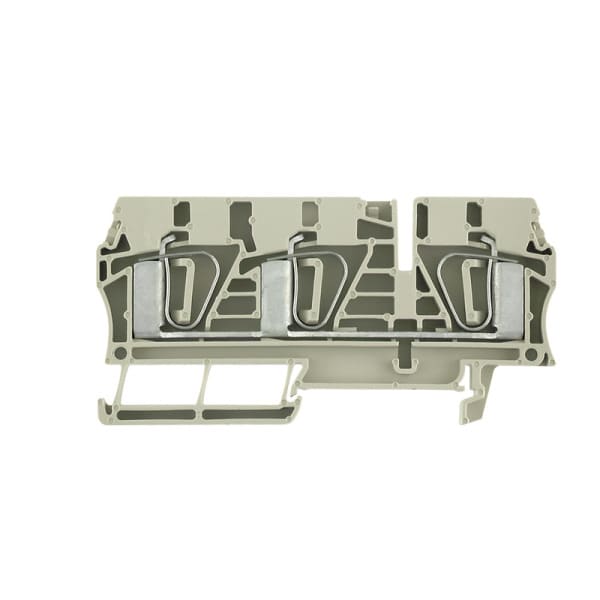 WEIDMÜLLER - Durchgangs-Reihenklemme, Zugfederanschluss, 6mm², 800V, 41A, dunkelbeige