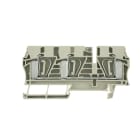 WEIDMÜLLER - Durchgangs-Reihenklemme, Zugfederanschluss, 6mm², 800V, 41A, dunkelbeige
