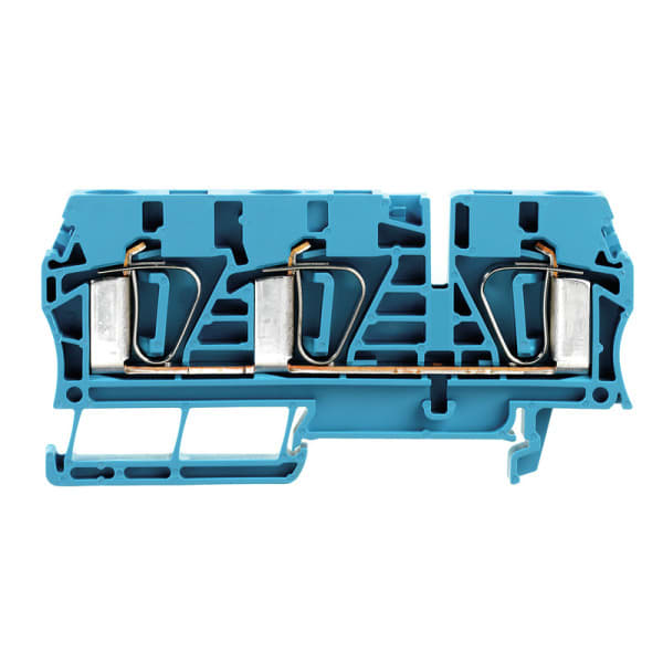 WEIDMÜLLER - Durchgangs-Reihenklemme, Zugfederanschluss, 6mm², 800V, 41A, blau