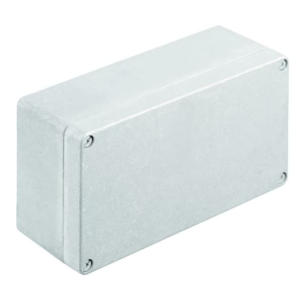 WEIDMÜLLER - Aluminium-Leergehäuse Klippon K, 220x120x81mm, unbehandelt silber