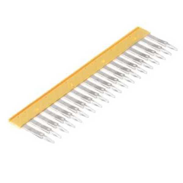 WEIDMÜLLER - Querverbinder, gesteckt, Pole:20, Raster 5.1mm, Isoliert, 24A, gelb