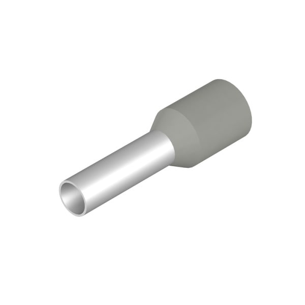 WEIDMÜLLER - Aderendhülse, isoliert, 4mm², Abisolierlänge: 12mm, grau