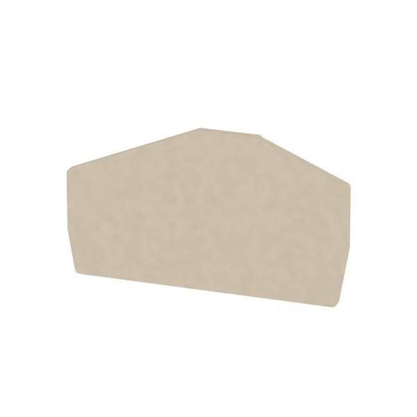 WEIDMÜLLER - Abschlussplatte (Klemmen), 67.95x2mm, dunkelbeige